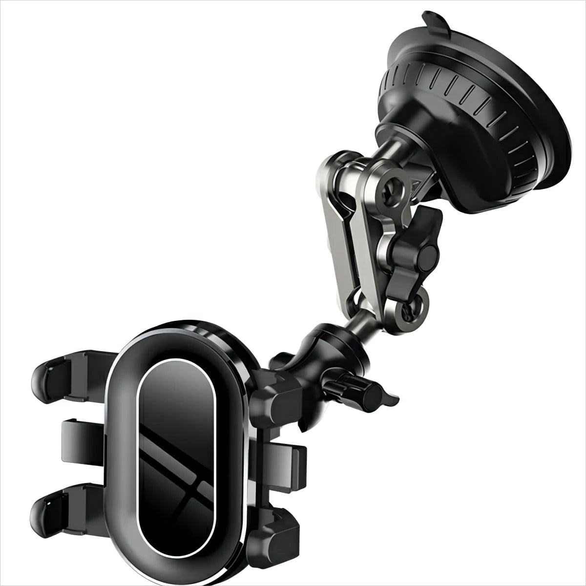 360° Car Phone Mount with Strong Suction & Shockproof Stability